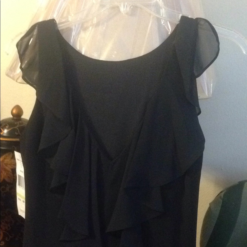 Black evening gown. NWT- Also, can be tailored to become a cocktail dress!